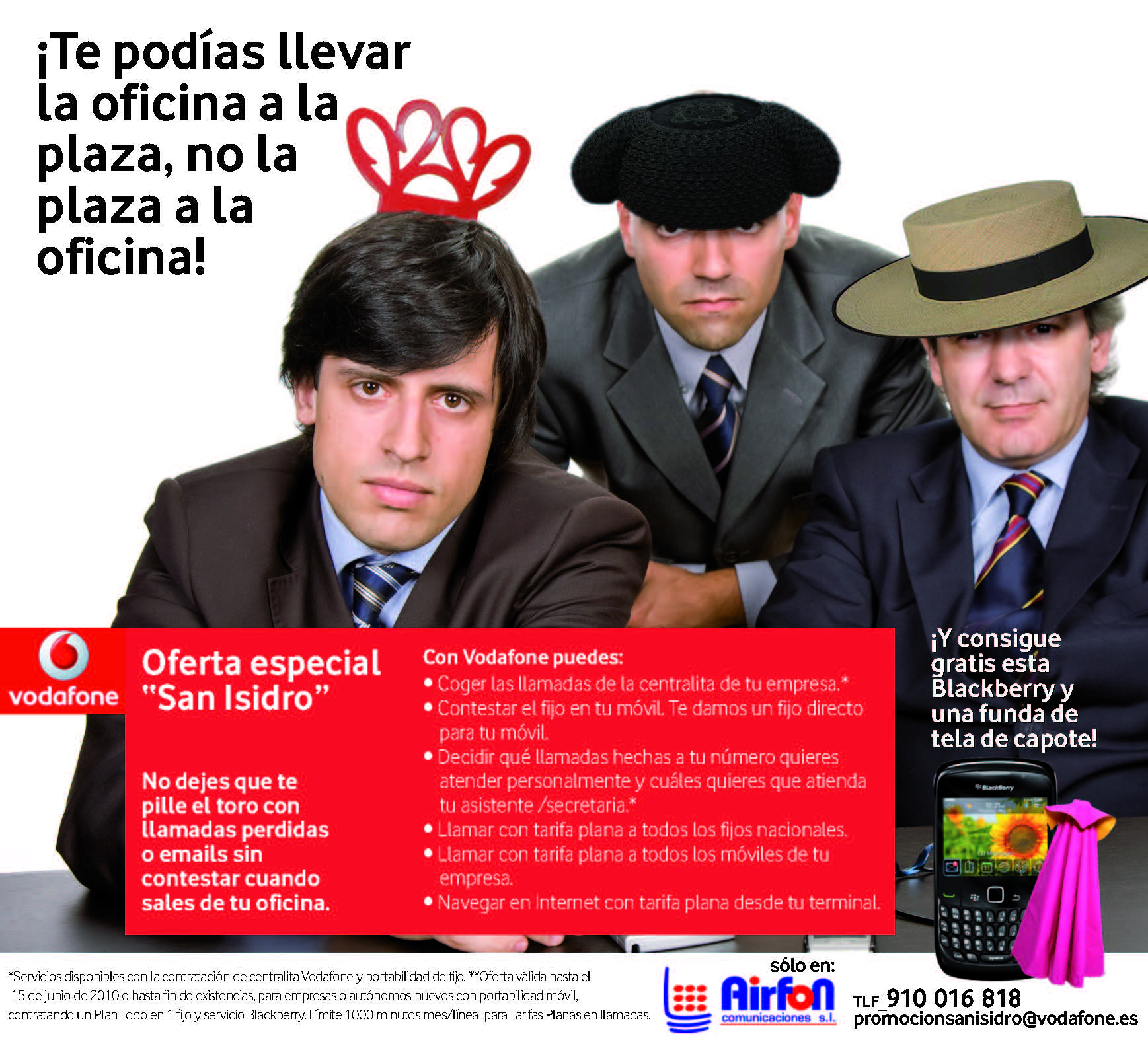 promocion Vodafone San Isidro