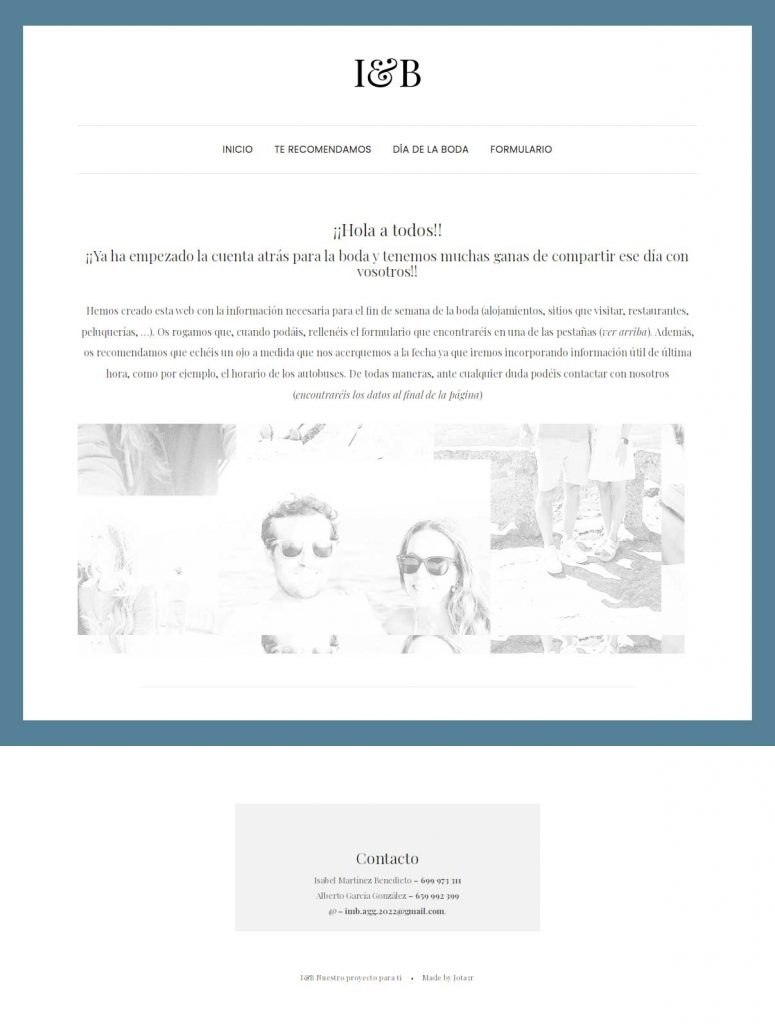 Creación de Páginas Web para Bodas en Madrid